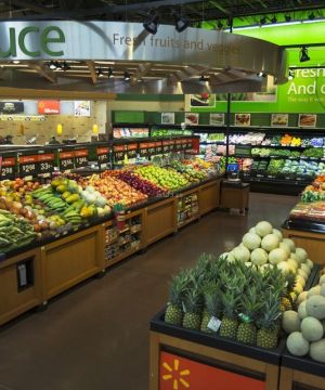 欧美水果超市装修设计效果图