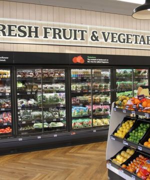 水果超市储物柜装修效果图