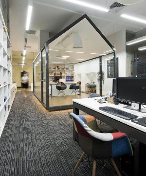 公司现代办公室布置设计效果图片