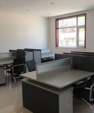 政府办公室室内白色墙面装修效果图片