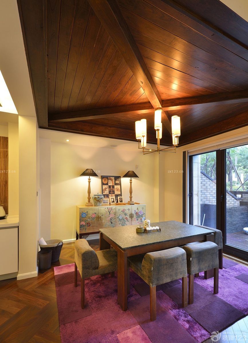 房子木质吊顶装修效果图片120平
