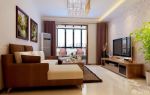 中式60平方一室一厅小户型客厅装饰装修效果图