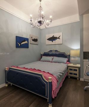 家装卧室双人床装修图片欣赏