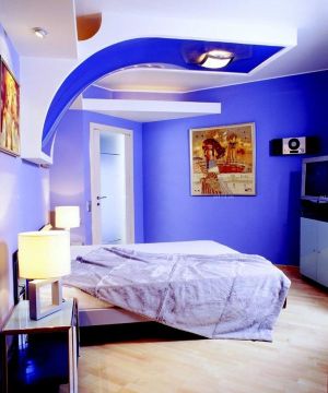 90平米两室两厅房子个性卧室设计装修效果图