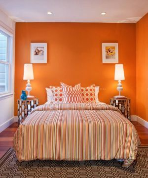 90平米两室两厅房子卧室墙面颜色装修效果图