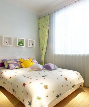 60平方一室一厅小户型儿童卧室装饰图
