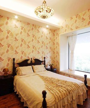 美式50-60平米小户型卧室装修图