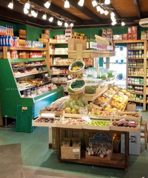 经典小超市货架装修设计