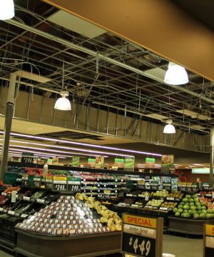 个性loft风格超市货架装修设计