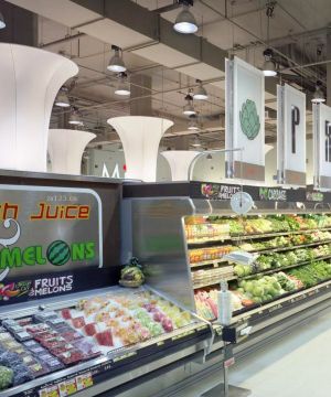 高档超市柱子装修效果图欣赏