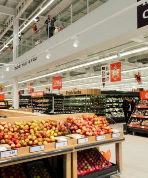 商场超市柱子设计装修效果图