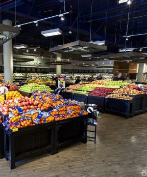 水果超市柱子装修效果图