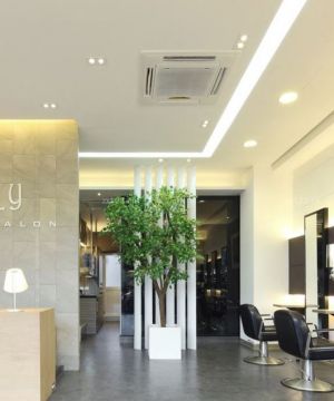 最新美发店室内装修效果图欣赏