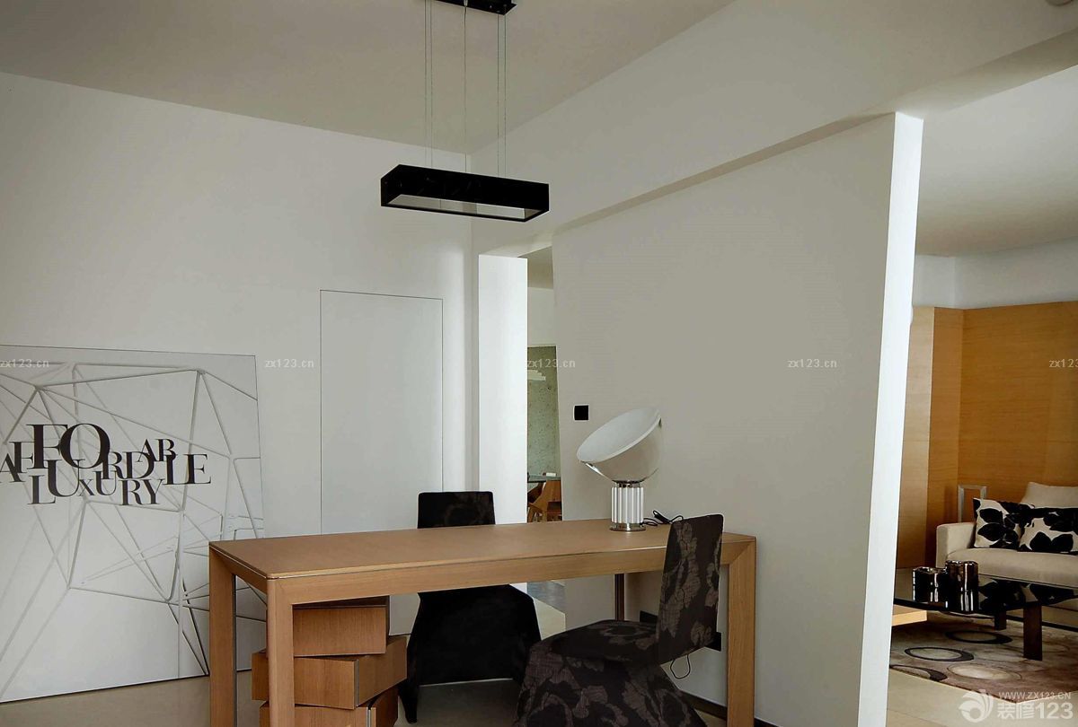 现代简约家装风格120平房子装修设计图片大全