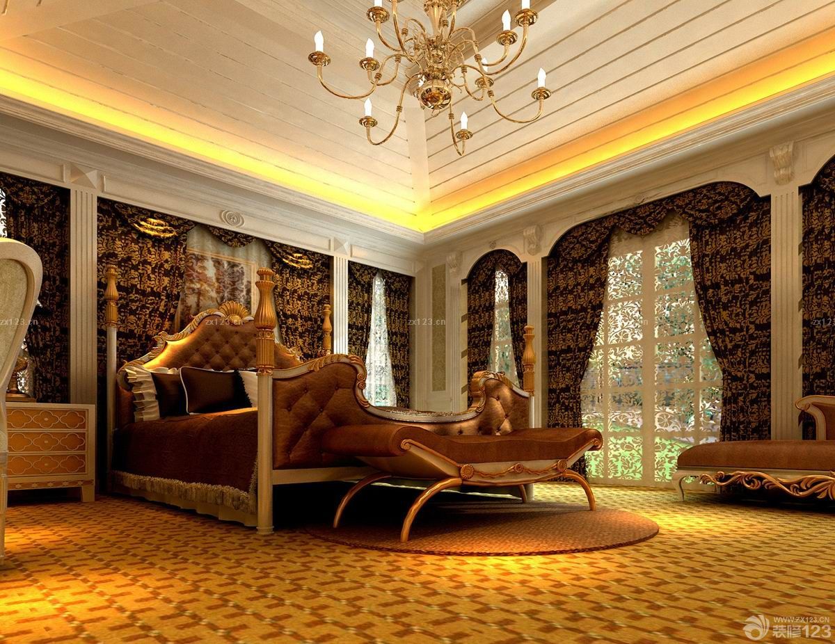 120平房子床尾凳装修设计效果图片大全