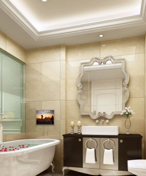 房子卫生间镜子装修设计图片大全120平欧式装修