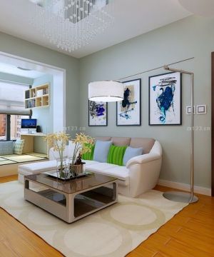 现代风格客厅沙发背景墙效果图欣赏