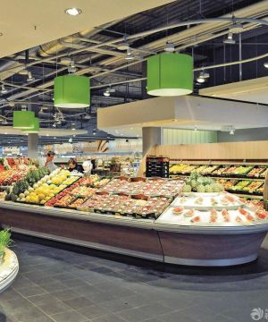 时尚现代蔬菜超市摆设装修效果图片