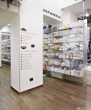 高档医药超市柱子装修效果图欣赏