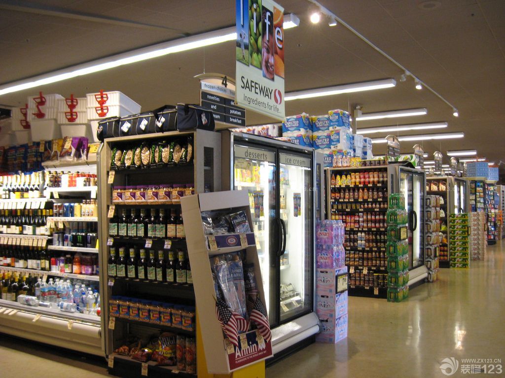 经典超市的储物柜装修效果图片