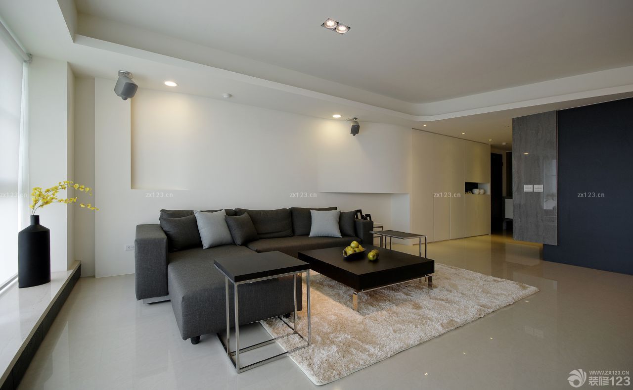 客厅石膏板吊顶装修图片欣赏