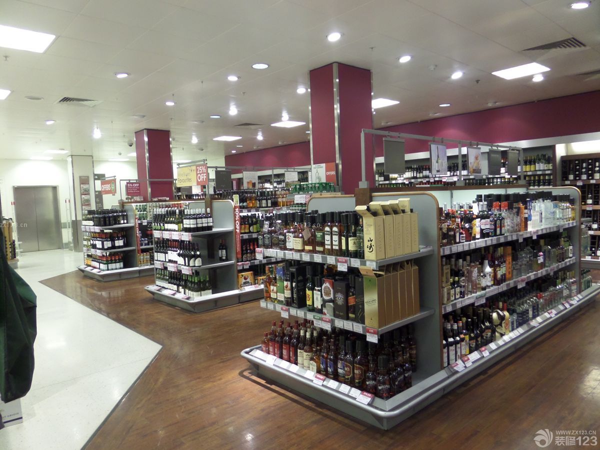 欧式风格超市装修吊顶效果图