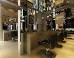 美发店最新室内装修设计效果图图片欣赏