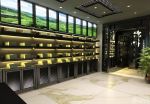 茶叶超市白色地砖装修效果图片