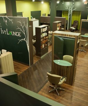 专业美发店室内隔断装修效果图片大全