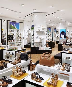 精美超市鞋柜装饰装修设计效果图片