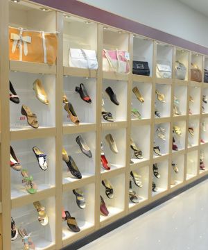 高档超市鞋柜装修效果图大全