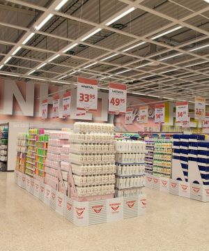 商场超市货架装饰设计图片