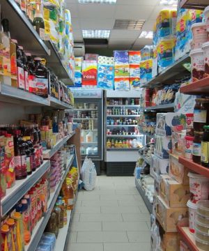 互惠超市货架装饰装修效果图片