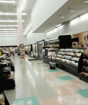 时尚现代风格超市装修吊顶效果图欣赏