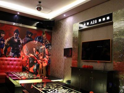 厚街豪华ktv装修800平米现代风格