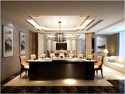 混搭风 日式铁板烧装修设计