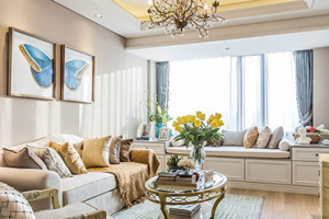 简欧轻奢小两居 91平独居女孩的家