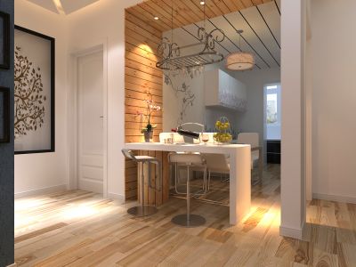 沈阳装修案例三居现代简约风设计【实创装饰】