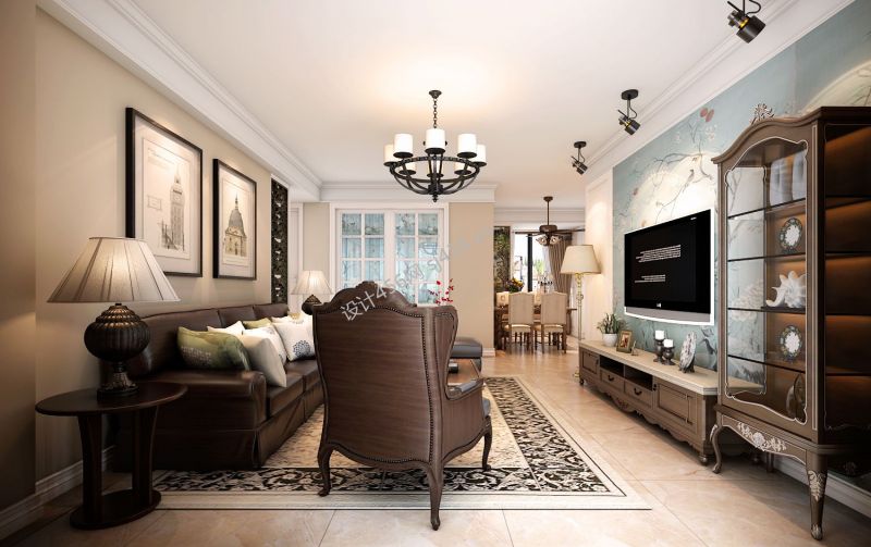 小客厅电视墙设计装修效果图片