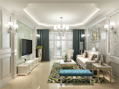 英仕公馆岳总家效果图