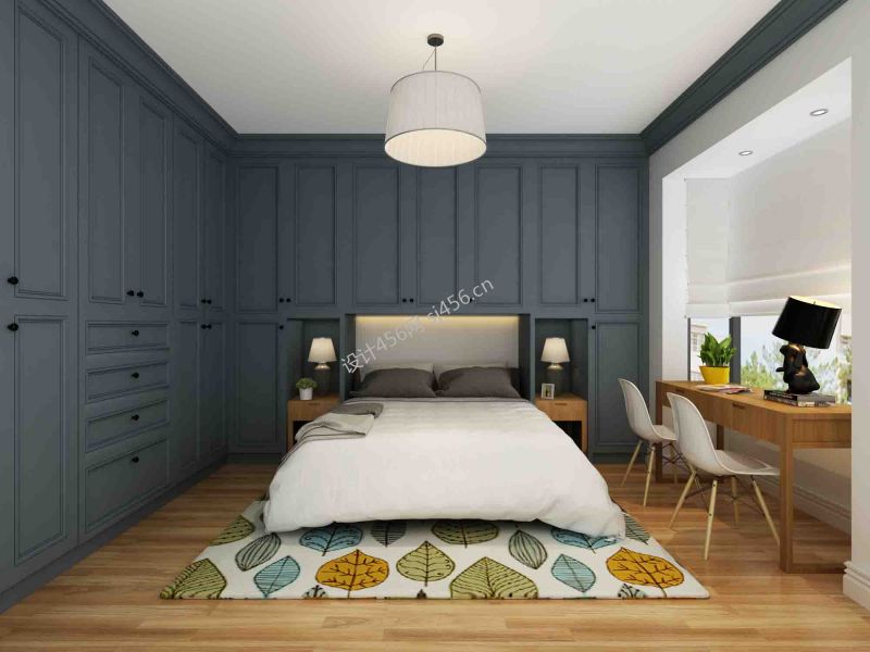 2020北欧风格卧室衣柜欣赏 定制衣柜装修效果图片