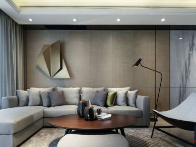 【现代风格】麓湖国际-三室