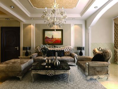 【博欣盛世】100平米欧式风格装修