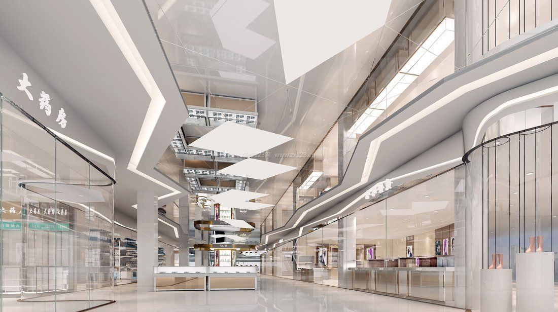时尚现代风格商场装修效果图片