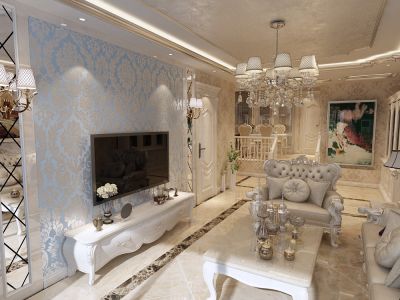 哈尔滨 宝宇天邑澜山 88㎡ 欧式风格效果