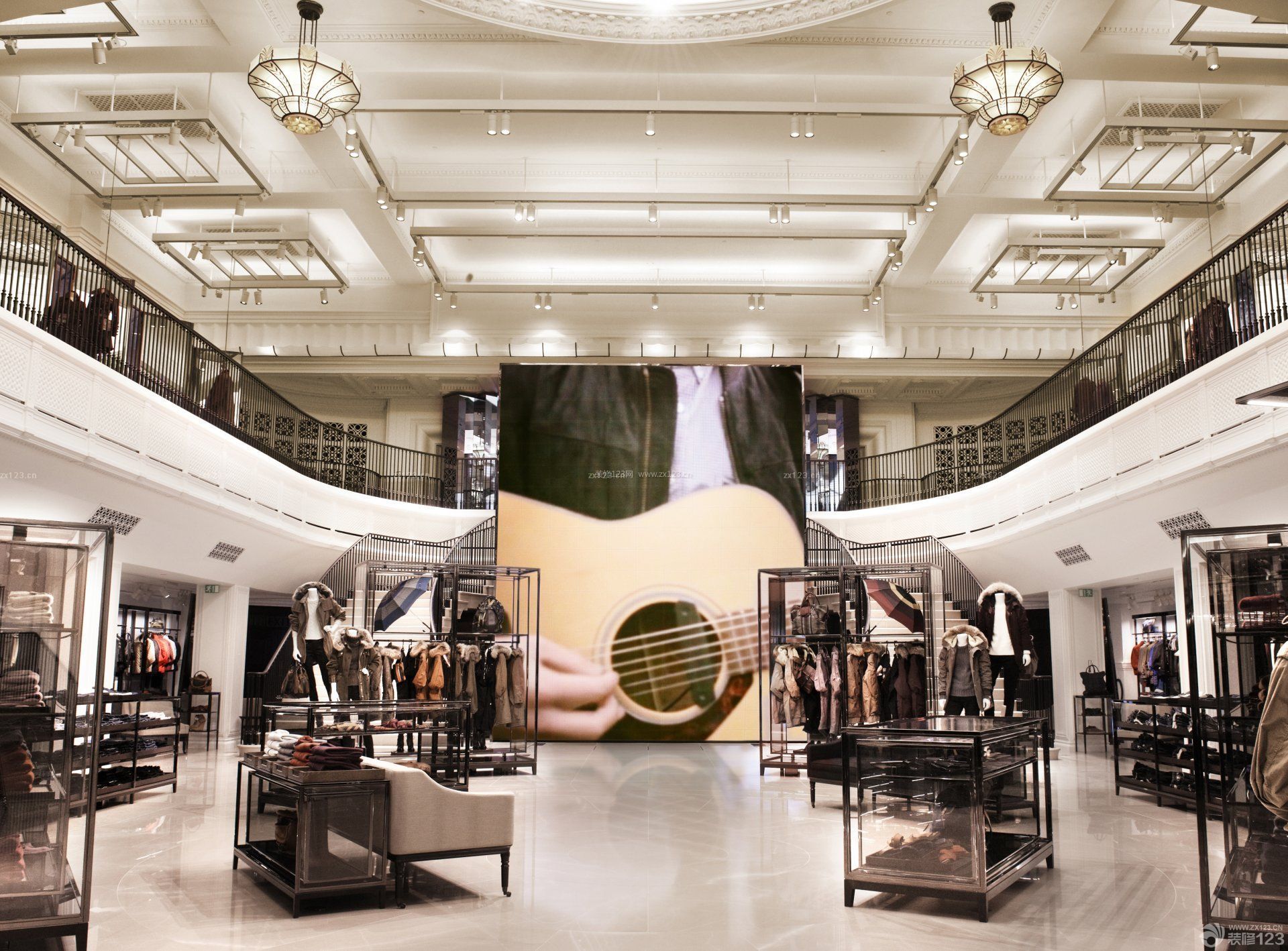 商场高档服装店面设计装修效果图