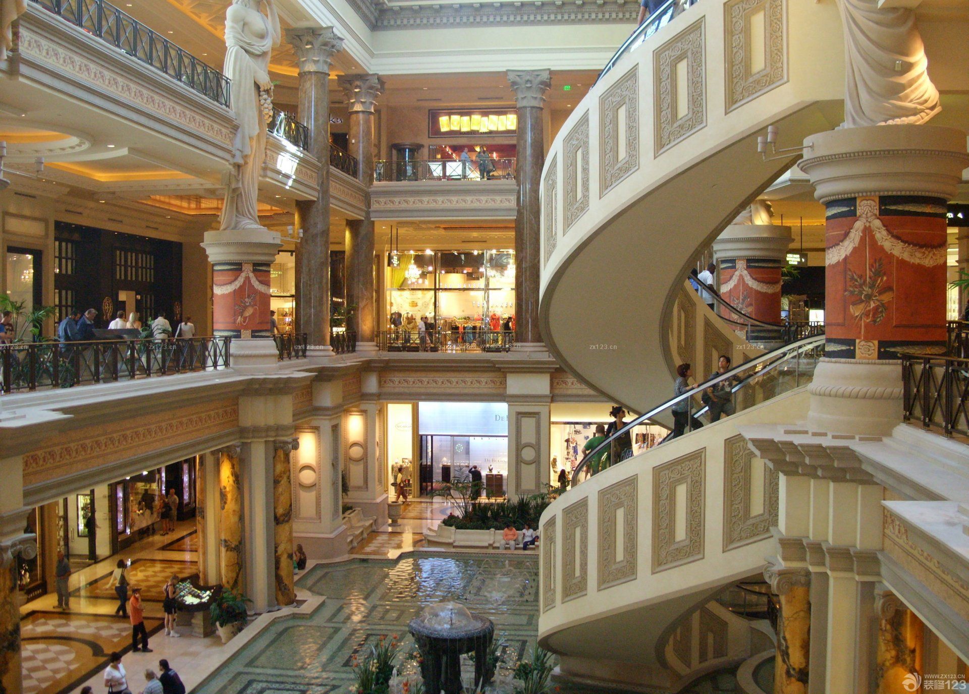 大型商场内部装修效果图