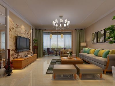 绿地世纪城150现代简约装修效果图