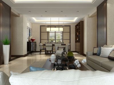 碧桂园142平新中式