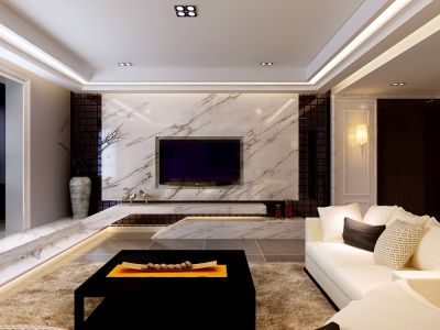 紫韵东城110平现代简约风格